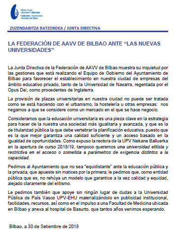 sobre nuevas universidades