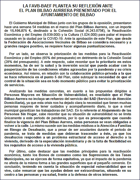 prentsa oharra Bilbao Aurrera 2021 prentsa oharra Bilbao Aurrera 2021