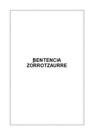 sentencia zorrozaurre